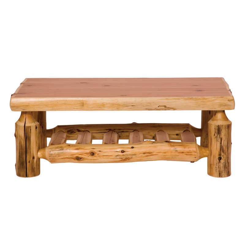 Fireside Lodge Cedar Log Fireside Lodge Coffee Tables & Reviews Wayfair